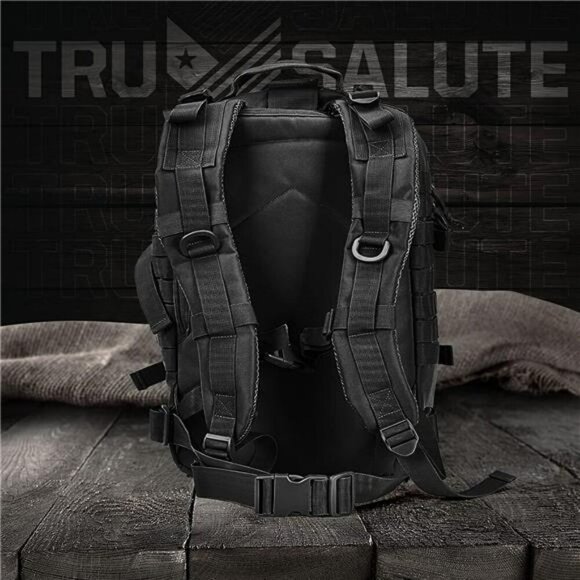 Tru Salute 45L Tactical Backpack Military Molle Bugout Bag Survival Rucksack - Picture 4 of 8